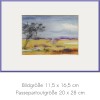 Farbe: Aquarell 3 klein incl. Passepartout