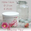 Farbe: Fleur Schachtel stoffbezogen, zzgl. 5,-€
