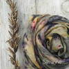 Farbe: Savanne Seidenschal Ecoprint