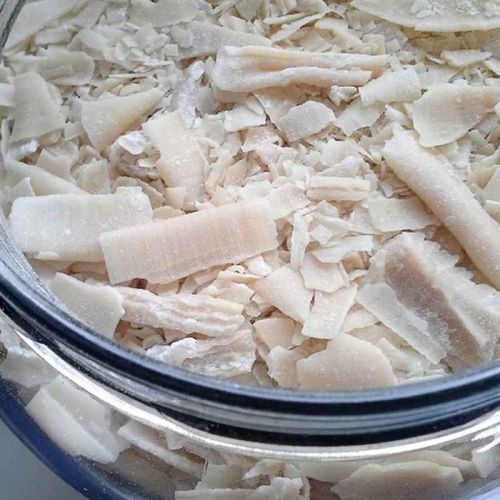 Kernseife geraspelt im Glas