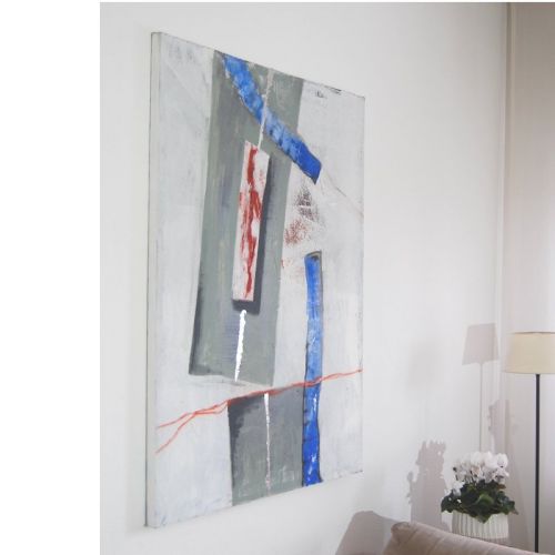 Großformatiges Acrylbild &quot;Der Bruch&quot; von Regina Breitenbücher